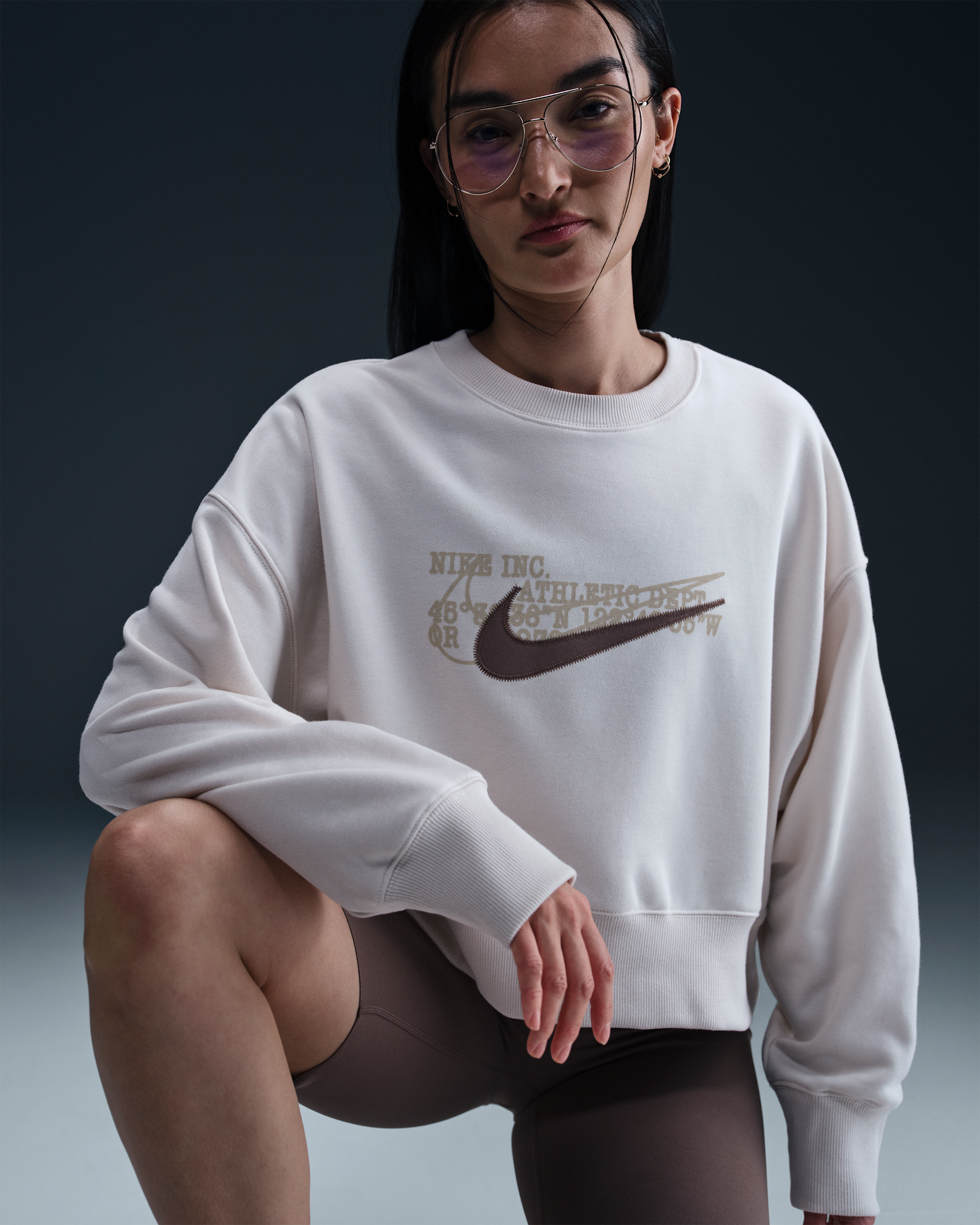 Nike Sportswear Phoenix Fleece Women's Over-Oversized Crew-Neck